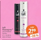 Haarspray von Taft im aktuellen tegut Prospekt für 2,99 €