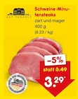 Schweine-Minutensteaks Angebote von Gut Ponholz bei Netto Marken-Discount Fellbach für 3,29 €