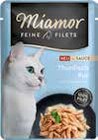 FEINE FILETS Katzenfutter Angebote von MIAMOR bei Zookauf Menden für 0,99 €