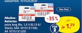 Alkaline- Batterien im Angebot bei ROLLER in Ingolstadt Alkaline- Batterien Angebote von clever pick bei ROLLER Ingolstadt für 1,29 €