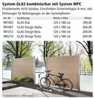 System GLAS kombinierbar mit System WPC im aktuellen Holz Possling Prospekt
