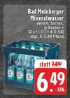 Aktuelles Mineralwasser Angebot bei E center in Duisburg ab 6,49 €