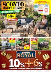 Aktueller Sconto SB Möbel & Einrichtung Prospekt in Kiel und Umgebung, "GARTEN SPEZIAL" mit 5 Seiten, 06.05.2026 - 09.06.2026