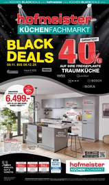 Küchenmöbel im hofmeister Prospekt in Filderstadt Aktueller hofmeister Prospekt mit Küchenmöbel, "BLACK DEALS", Seite 5