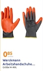 Arbeitshandschuhe Angebote von Werckmann bei Action Nordhausen für 0,85 €