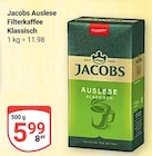 Auslese Klassisch Filterkaffee Angebote von Jacobs bei GLOBUS Gotha für 5,99 €