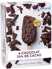 4 bâtonnets chocolat 70 % de cacao-fèves de cacao - PICARD - Picard 4 bâtonnets chocolat 70 % de cacao-fèves de cacao - PICARD à 18,80 € dans le catalogue Picard