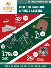 Vélo Angebote im Prospekt "OBJECTIFS CADEAUX À PRIX E.LECLERC" von E.Leclerc Vélo Angebote im Prospekt "OBJECTIFS CADEAUX À PRIX E.LECLERC" von E.Leclerc auf Seite 1