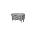 Hocker mit Aufbewahrung Sulviken blau/beige Sulviken blau/beige von STRANDMON im aktuellen IKEA Prospekt