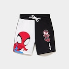 Short de jogging droit coton Spider-Man noir garçon à 12,99 € dans le catalogue La Halle