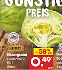 Netto Marken-Discount Bröbberow - Eisbergsalat Angebot im Prospekt Eisbergsalat bei Netto Marken-Discount im Bröbberow Prospekt für 0,49 €