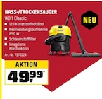 Aktuelles Nass-/Trockensauger WD 1 Classic Angebot bei OBI in Pforzheim ab 49,99 €