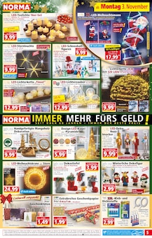 Norma Prospekt der aktuellen Woche, gültig von 03.11.2025 bis 08.11.2025 Aktueller Norma Prospekt "Mehr fürs Geld" mit 20 Seiten