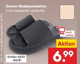Damen Badepantoletten Angebote bei Netto Marken-Discount Fellbach für 6,99 €