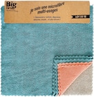 Lot de 10 lavettes microfibre 30x30 cm - Big Bross à 2,90 € dans le catalogue Intermarché Super