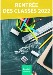 Prospectus Bonial Magazine "Rentrée des classes 2022", 1 page, 15/07/2022 - 15/09/2022