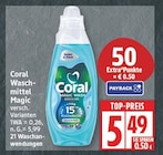 Magic Washmittel von Coral im aktuellen EDEKA Prospekt