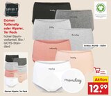 Damen Taillenslip oder Hipster, 7er Pack Angebote von Spirit of Monday bei Netto Marken-Discount Gronau für 12,99 €