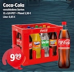 Coca-Cola im Angebot bei Huster in Gera Coca-Cola Angebote von Coca-Cola bei Huster Gera für 9,99 €