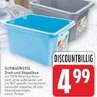Dreh-und Stapelbox von GUT&GÜNSTIG für 4,99 € bei E center im Angebot Dreh-und Stapelbox von GUT&GÜNSTIG im aktuellen E center Prospekt