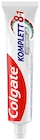 Zahncreme Komplett 8in1 von Colgate für 1,49 € bei Rossmann im Angebot Zahncreme Komplett 8in1 von Colgate im aktuellen Rossmann Prospekt