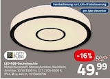 LED-RGB-Deckenleuchte von LAM PURA im aktuellen ROLLER Prospekt