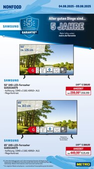 Fernseher im METRO Prospekt "Wochenangebote + Metro Markets" mit 27 Seiten (Herzogenrath)