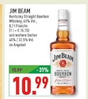 Kentucky Straight Bourbon Whiskey Angebote von Jim Beam bei Marktkauf Osnabrück für 10,99 €