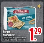 Knäckebrot von Burger im aktuellen EDEKA Prospekt für 1,29 €