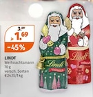 Weihnachtsmann Angebote von LINDT bei Müller Herten für 1,69 €