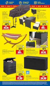 Sonnenschirm im Lidl Prospekt "LIDL LOHNT SICH" mit 64 Seiten (Duisburg)