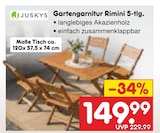 Gartengarnitur Rimini 5-tlg. Angebote von Juskys bei Netto Marken-Discount Zwickau für 149,99 €
