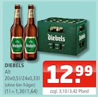 Alt im Angebot bei Getränke Oase in Dortmund Alt Angebote von Diebels bei Getränke Oase Dortmund für 12,99 €