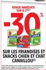 Promo -30% remise immédiate sur le 2ème sur les friandises snacks chien et chat CANAILLOU à  dans le catalogue Intermarché Contact à Bourg-Lastic