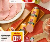 Leberwurst mit Kalbfleisch im Angebot bei REWE in Bergkamen Leberwurst mit Kalbfleisch Angebote von REWE Hausmarke bei REWE Bergkamen für 0,90 €