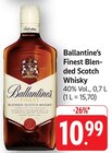 Finest Blended Scotch Whisky im Angebot bei E center in Schwäbisch Gmünd Finest Blended Scotch Whisky Angebote von Ballantine's bei E center Schwäbisch Gmünd für 10,99 €