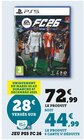 Jeu ps5 fc 26 - Hyper U à Chartres Jeu ps5 fc 26 en promo chez Hyper U Chartres à 44,99 €