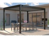 Pergola en aluminium lames orientables 3 X 3M en promo chez Brico Dépôt Champigny-sur-Marne à 859,00 €
