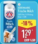 Frische Milch von BÄRENMARKE im aktuellen ALDI Nord Prospekt