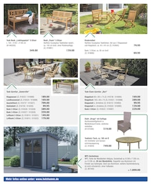 Gartenmöbel im Gebrüder Hamm GmbH & Co. KG Prospekt "UNSERE SCHÖNE GARTENZEIT" mit 35 Seiten (Mainz)