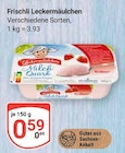 Leckermäulchen Süßer Quark im Angebot bei GLOBUS in Salzgitter Leckermäulchen Süßer Quark Angebote von Frischli bei GLOBUS Salzgitter für 0,59 €