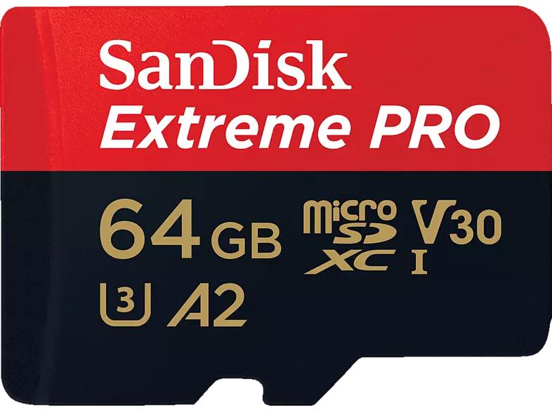 Saturn Christinendorf - Extreme® PRO, Speicherkarte, SD-Adapter, Micro-SDXC microSD Extended Capacity (microSDXC), 64 GB, 170 Extreme® PRO, Speicherkarte, SD-Adapter, Micro-SDXC microSD Extended Capacity (microSDXC), 64 GB, 170 Angebot bei Saturn Christinendorf im Prospekt BLACK WEEK