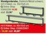 Aktuelles Wandgarderobe Angebot bei Opti-Megastore in Würzburg ab 14,90 €