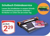Schulbuch Einbindeservice im Angebot bei GLOBUS in Hof Schulbuch Einbindeservice Angebote bei GLOBUS Hof für 2,29 €