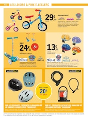 Promos Trottinette Enfant dans le catalogue "Vague de fraîcheur sur votre budget" de E.Leclerc Trottinette Enfant en promo dans le catalogue E.Leclerc à la page 16