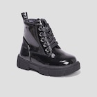 Bottines vernies à lacets Liberto noir bébé fille dans le catalogue La Halle
