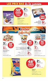 Promos Kinder Surprise dans le catalogue "Halloween À PRIX BAS" de Super U Kinder Surprise en promo dans le catalogue Super U à la page 10