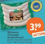 Weimarer Thüringer Rostbratwurst von  im aktuellen tegut Prospekt für 3,99 €