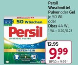 Waschmittel Angebote von Persil bei Rossmann Göppingen für 9,99 €