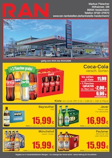 Coca Cola im RAN Prospekt "RAN" mit 2 Seiten (Heidenheim (Brenz))